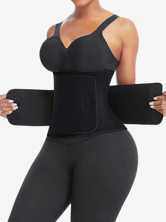 [USA warehouse] Wholesale High Power Black Neoprene Waist Trainer Sticker Big Size Amazing Shape