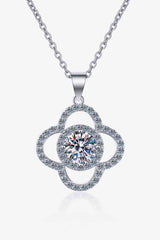 1 Carat Moissanite 925 Sterling Silver Necklace