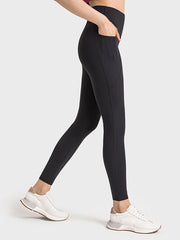 Double Take Wide Waistband Leggings