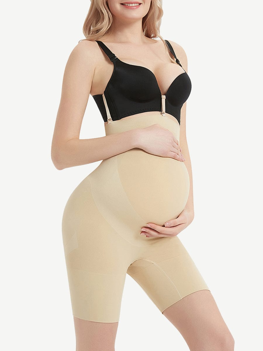 Wholesale Amazing Black Seamless Solid Color Maternity Panty Soft-Touch