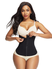 Wholesale Curve Creator Deep Skin Color 9 Steel Bones Waist Trainer Zipper