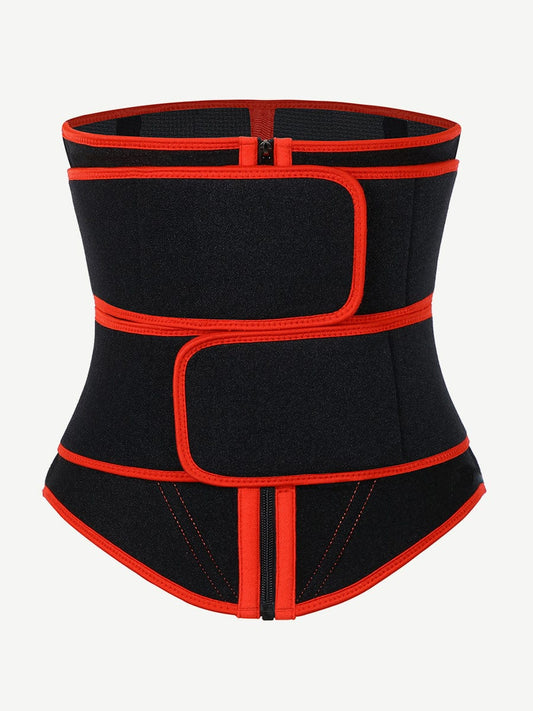 Wholesale Post Surgery Black Neoprene Double Belts Waist Trainer Slimming Belly