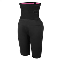 Wholesale Ultrathin Black Solid Color Neoprene Shorts High Waist Firm Foundations