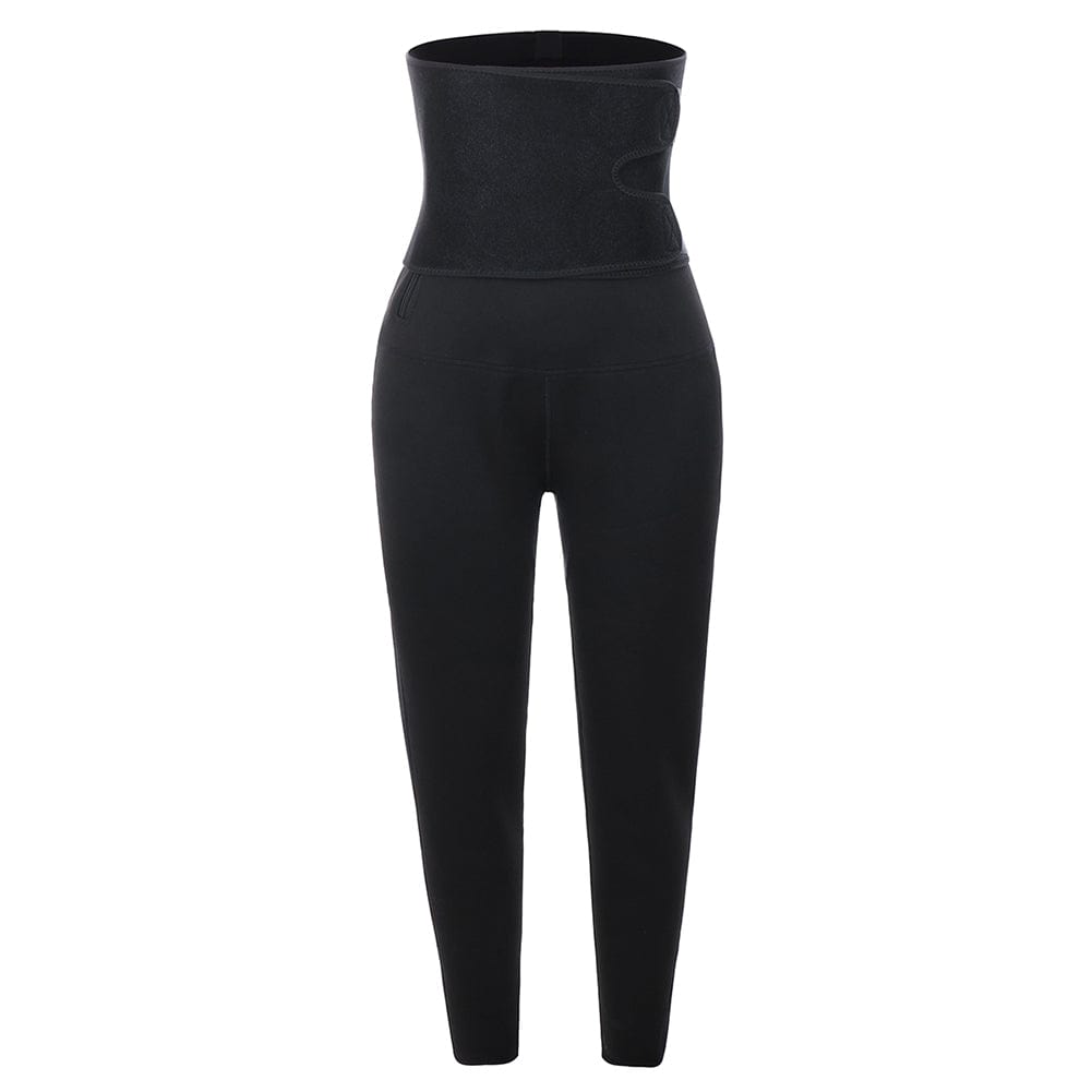 Wholesale Waist Trainer Zipper Closure Slimming High Waist Capris Pants