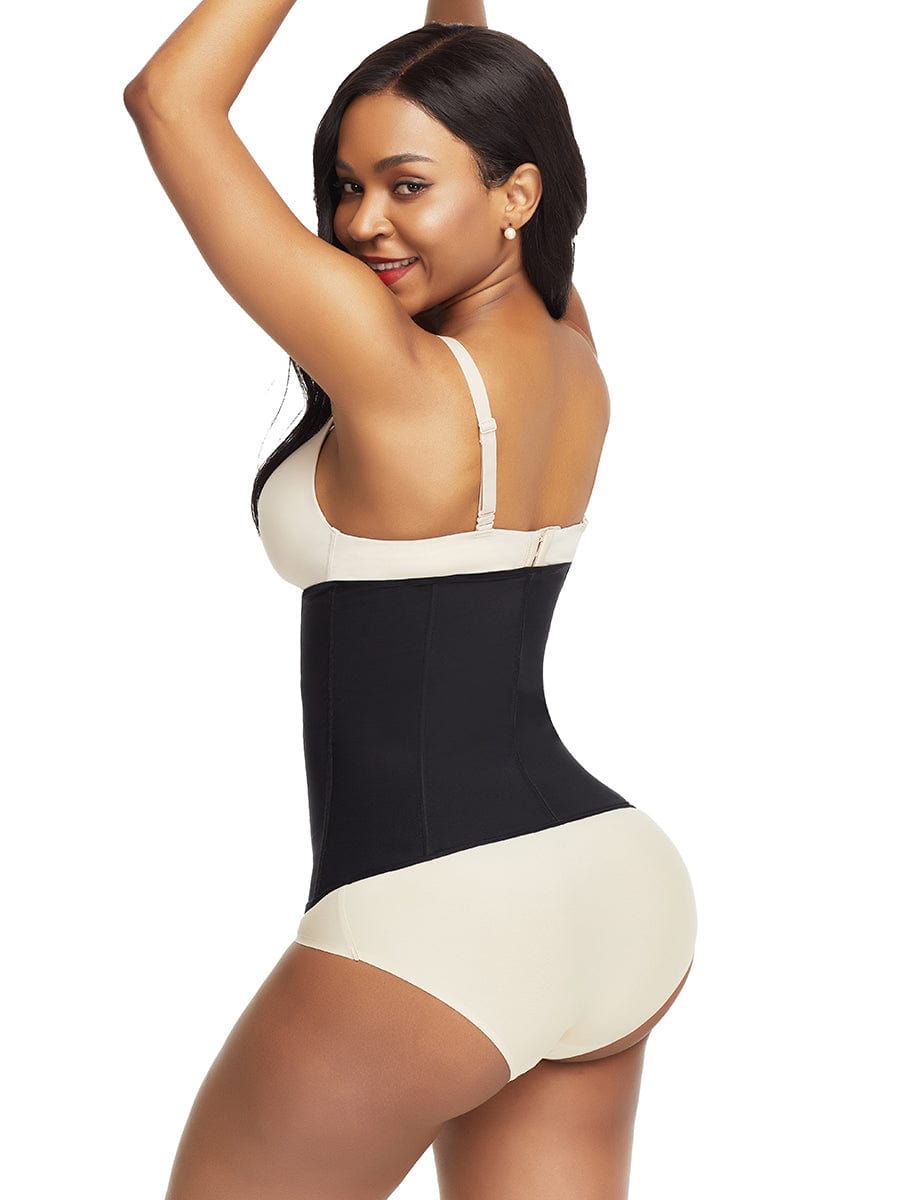 Wholesale Curve Creator Deep Skin Color 9 Steel Bones Waist Trainer Zipper